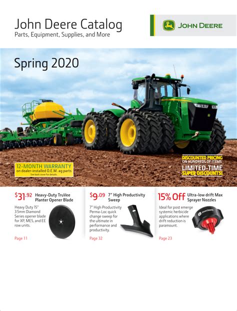 john deere tractor parts catalog